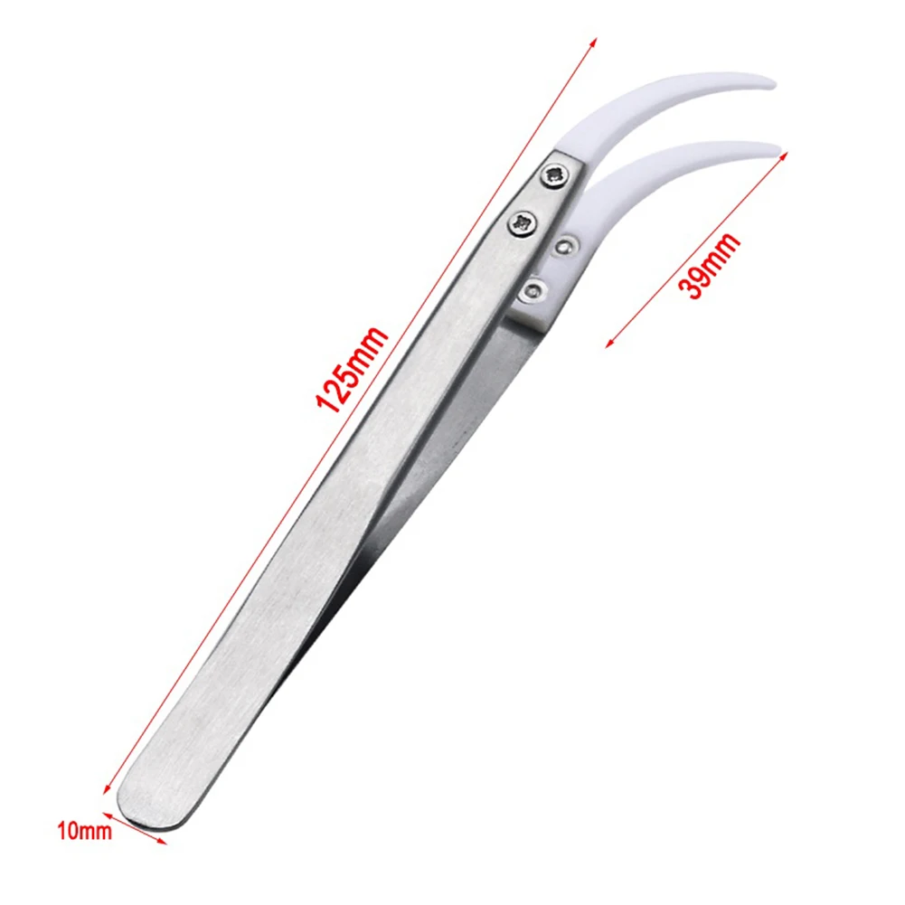 3pcs Non Conductive Ceramic Tweezers Heat Resistant Anti-Static Reverse Tweezers Straight/curved Tweezer Hand Tool
3pcs Non Conductive Ceramic Tweezers Heat Resistant Anti-Static Reverse Tweezers Straight/curved Tweezer Hand Tool