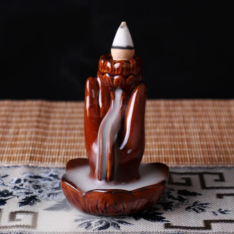 Incense Holder Ceramic Backflow Melt Burner Creative Incense Holder Censer Crystal Ball Waterfall Home Spiritual Decor Bakhoor
Incense Holder Ceramic Backflow Melt Burner Creative Incense Holder Censer Crystal Ball Waterfall Home Spiritual Decor Bakhoor