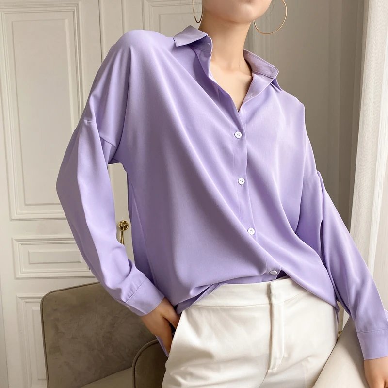 New 2022 Summer Women Blouse Solid Multi Colors Lapel Single-breasted Elegant Casual Oversize Wild Pink Tops Blouse Shirts 138C
New 2022 Summer Women Blouse Solid Multi Colors Lapel Single-breasted Elegant Casual Oversize Wild Pink Tops Blouse Shirts 138C