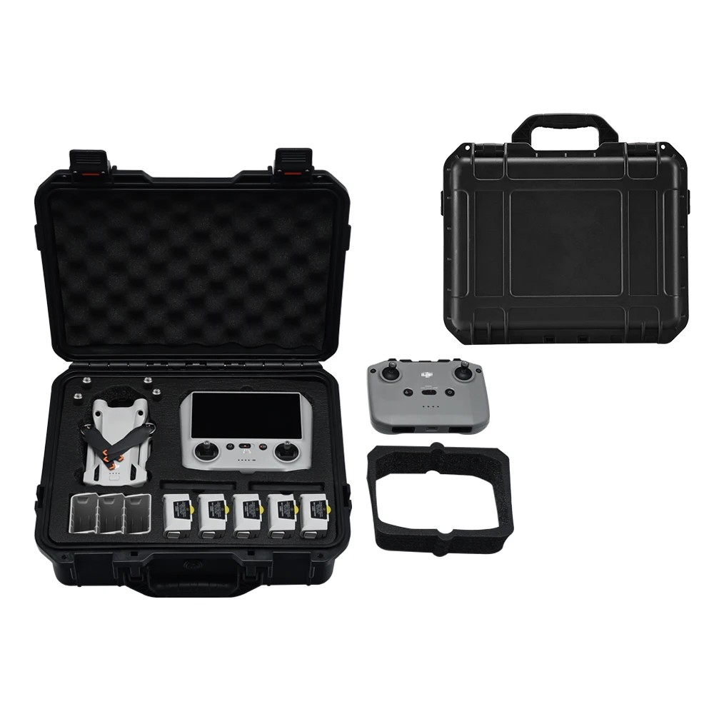 ABS Waterproof Storage Box For DJI Mini 3 Pro Drone Portable Carrying Case Hard Shell Drone Boxes
ABS Waterproof Storage Box For DJI Mini 3 Pro Drone Portable Carrying Case Hard Shell Drone Boxes