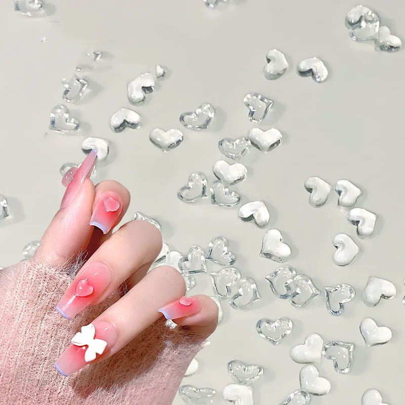 20PCS Net Red Nail Art Jewelry High Transparency Love Nail Art Drill Resin Accessories Stereo Heart Nail Patch Shaped Drill
20PCS Net Red Nail Art Jewelry High Transparency Love Nail Art Drill Resin Accessories Stereo Heart Nail Patch Shaped Drill