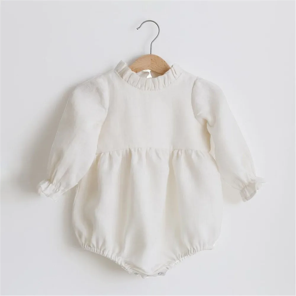 Baby Girl Clothes Solid Color Long Sleeve Baby Clothing Jumpsuits 0-24M 100% Cotton Linen Newborn Baby Girl Rompers
Baby Girl Clothes Solid Color Long Sleeve Baby Clothing Jumpsuits 0-24M 100% Cotton Linen Newborn Baby Girl Rompers