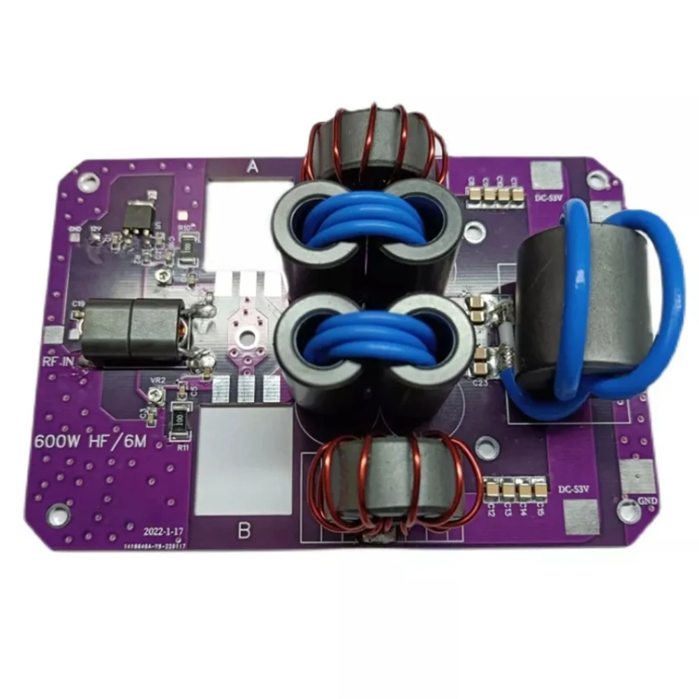 HF 600W 1.8-54MHz Short Wave Amplifier SSB Linear RF Power Amplifier Board for Transceiver AM FM CW HAM Shortwave Radio
HF 600W 1.8-54MHz Short Wave Amplifier SSB Linear RF Power Amplifier Board for Transceiver AM FM CW HAM Shortwave Radio
