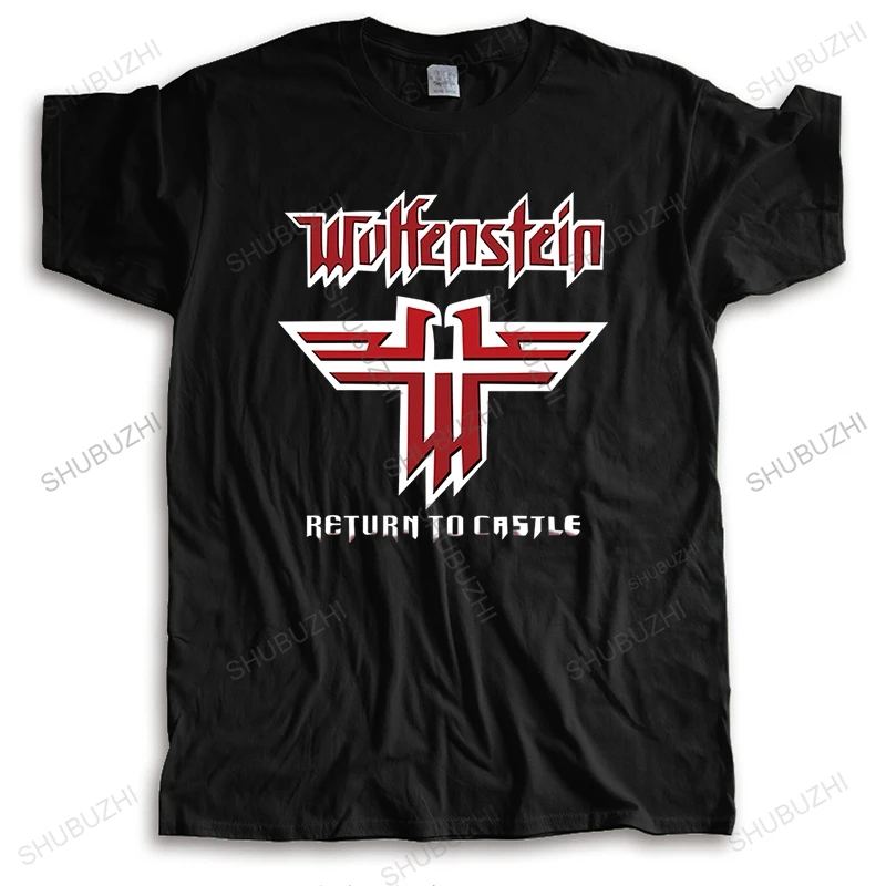 Hot sale homme summer t-shirt brand o-neck tshirts Rare!! Wolfenstein Logo Famous Video Fashion cotton Unisex Teeshirt Euro size 
Hot sale homme summer t-shirt brand o-neck tshirts Rare!! Wolfenstein Logo Famous Video Fashion cotton Unisex Teeshirt Euro size
