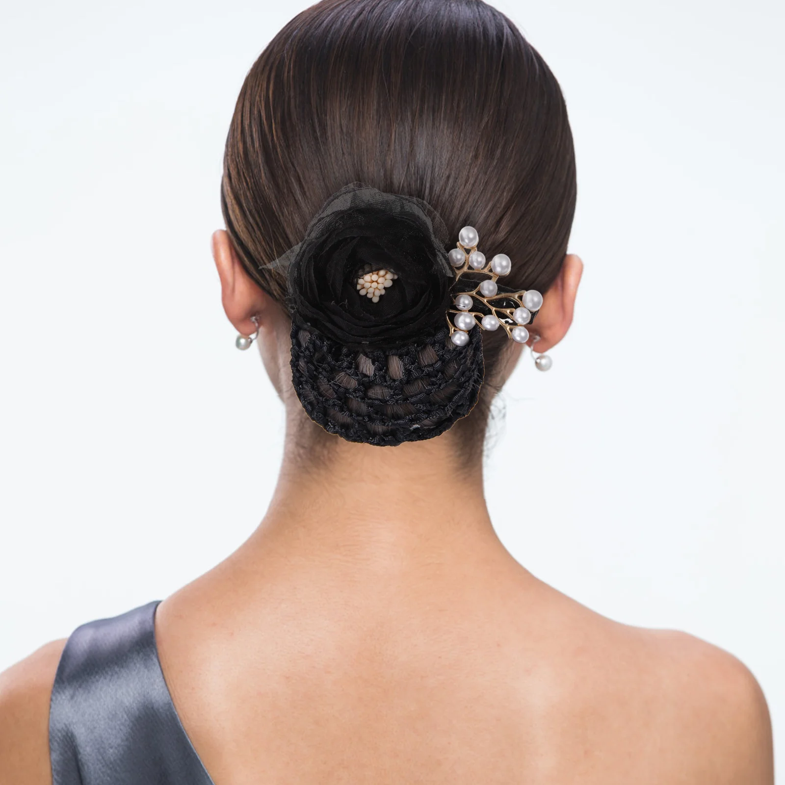 Flower Hair Accessories Women Steamed Stuffed Bun Hairnets Ballet Cover Metal Dance Buns Women's
Flower Hair Accessories Women Steamed Stuffed Bun Hairnets Ballet Cover Metal Dance Buns Women's