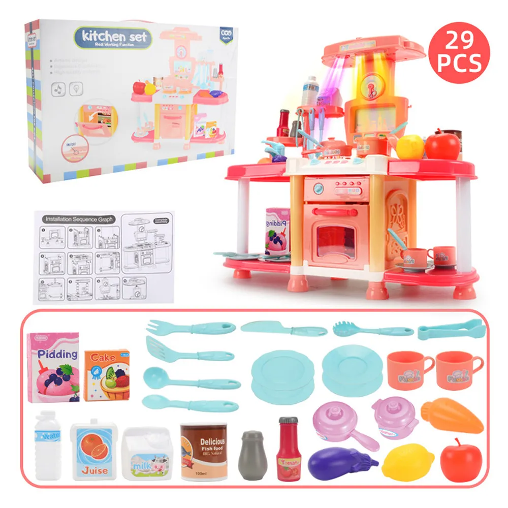 for Toddlers 1-4 Electric Kitchen And Children's House Play Puzzle Kitchen Light Toy Meal Sound Magnetic Set Bath Toy
for Toddlers 1-4 Electric Kitchen And Children's House Play Puzzle Kitchen Light Toy Meal Sound Magnetic Set Bath Toy