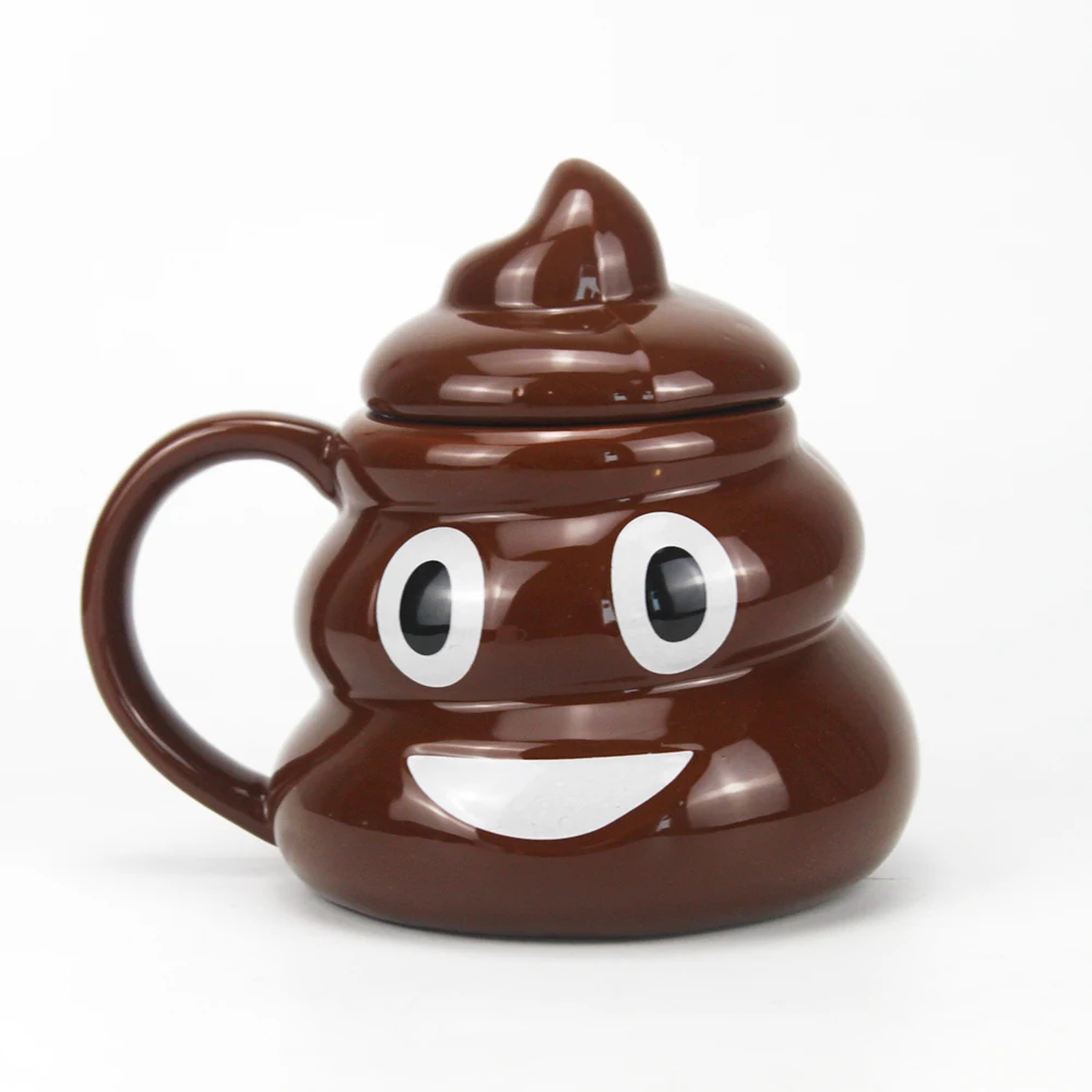 Cartoon Smile Poop Mug Tea Coffee Cup Funny Humor Gift 3D Pile of Poop Mugs With Handgrip Lid Tea Office Cup Drinkware 400ml
Cartoon Smile Poop Mug Tea Coffee Cup Funny Humor Gift 3D Pile of Poop Mugs With Handgrip Lid Tea Office Cup Drinkware 400ml