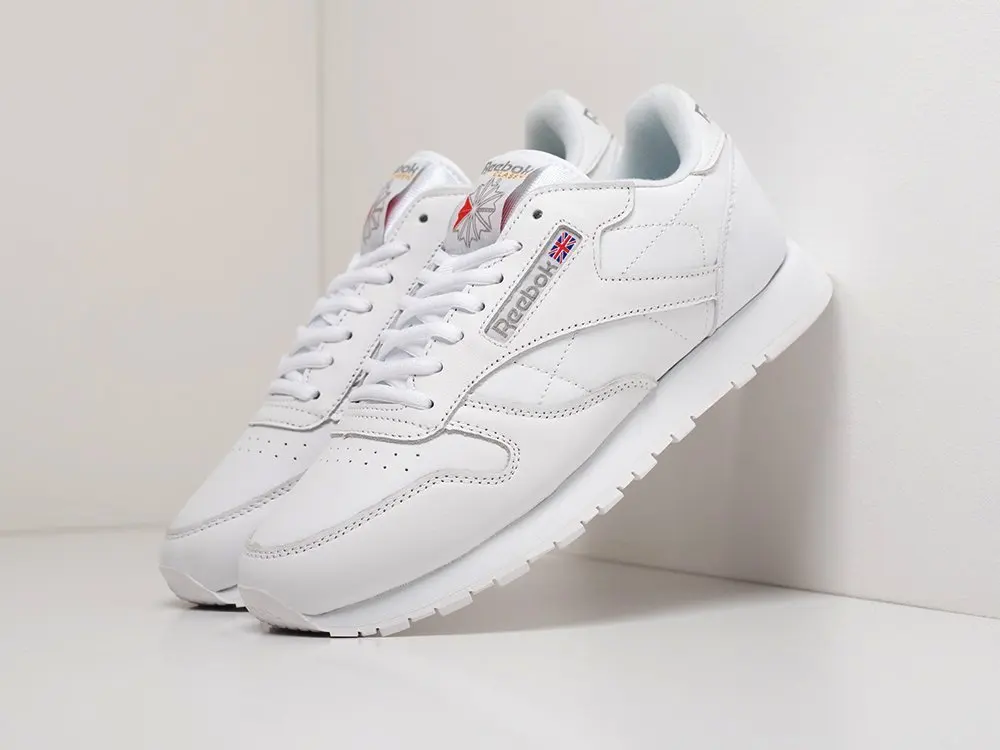 Кроссовки Reebok Classic Leather Белый Демисезон Мужской | Обувь