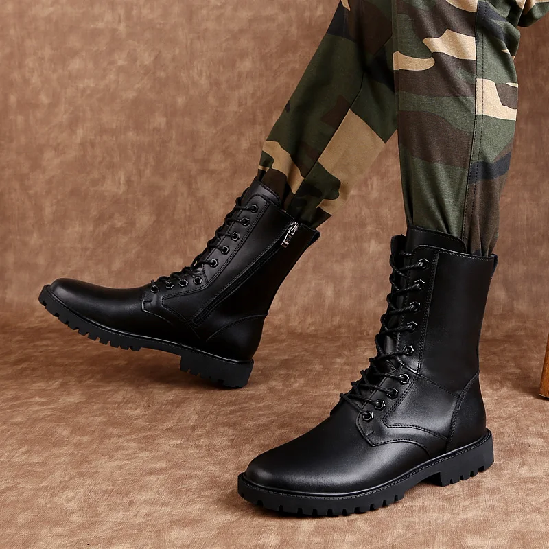 Handmade Mens Military Tactical Ankle Boot Luxury Brand Genuine Leather Men Boots Fashion Italian Designers Casual Shoes For Men
Handmade Mens Military Tactical Ankle Boot Luxury Brand Genuine Leather Men Boots Fashion Italian Designers Casual Shoes For Men