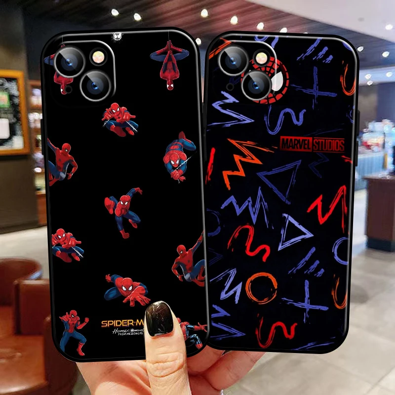 Marvel Spiderman For Apple iPhone 13 12 11 Pro Mini X XR XS Max SE 5 6 6S 7 8 Plus Phone Case Back Coque Funda Black Carcasa
Marvel Spiderman For Apple iPhone 13 12 11 Pro Mini X XR XS Max SE 5 6 6S 7 8 Plus Phone Case Back Coque Funda Black Carcasa