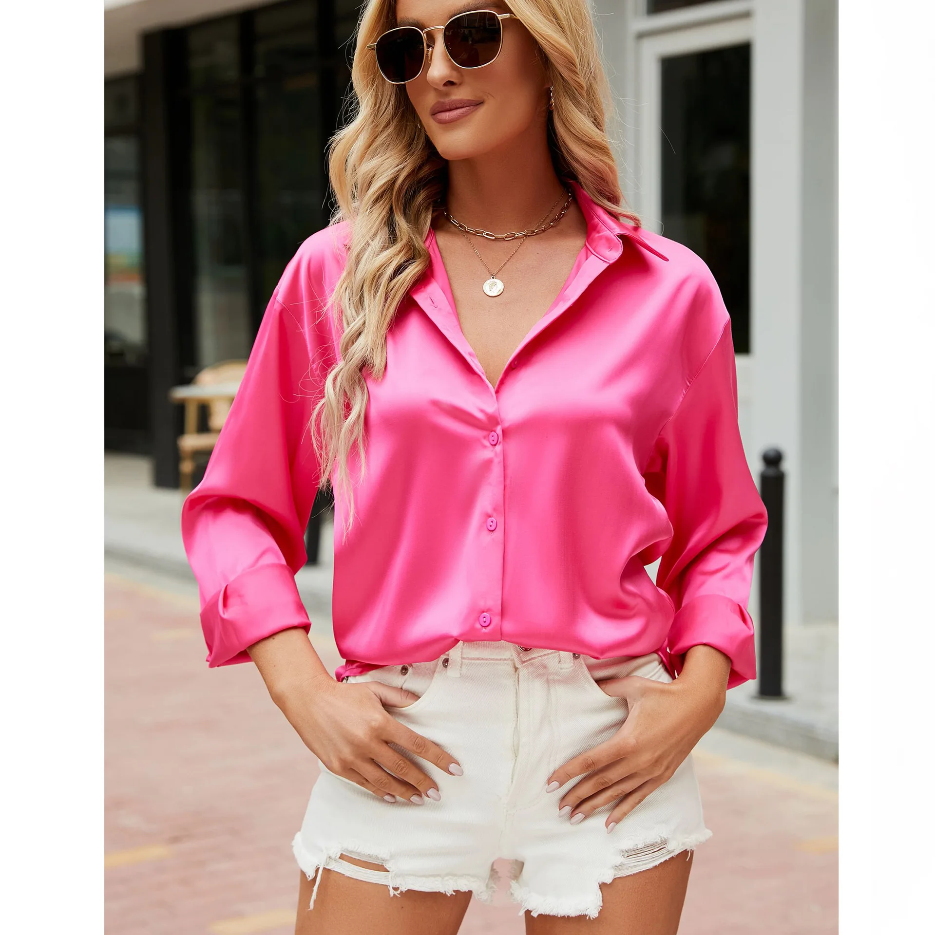 New Spring 2023 Women's Oversize Shirt Long Sleeve Turn-down Collar White Vintage Shirt Button Loose Green Elegant Women Blouses
New Spring 2023 Women's Oversize Shirt Long Sleeve Turn-down Collar White Vintage Shirt Button Loose Green Elegant Women Blouses