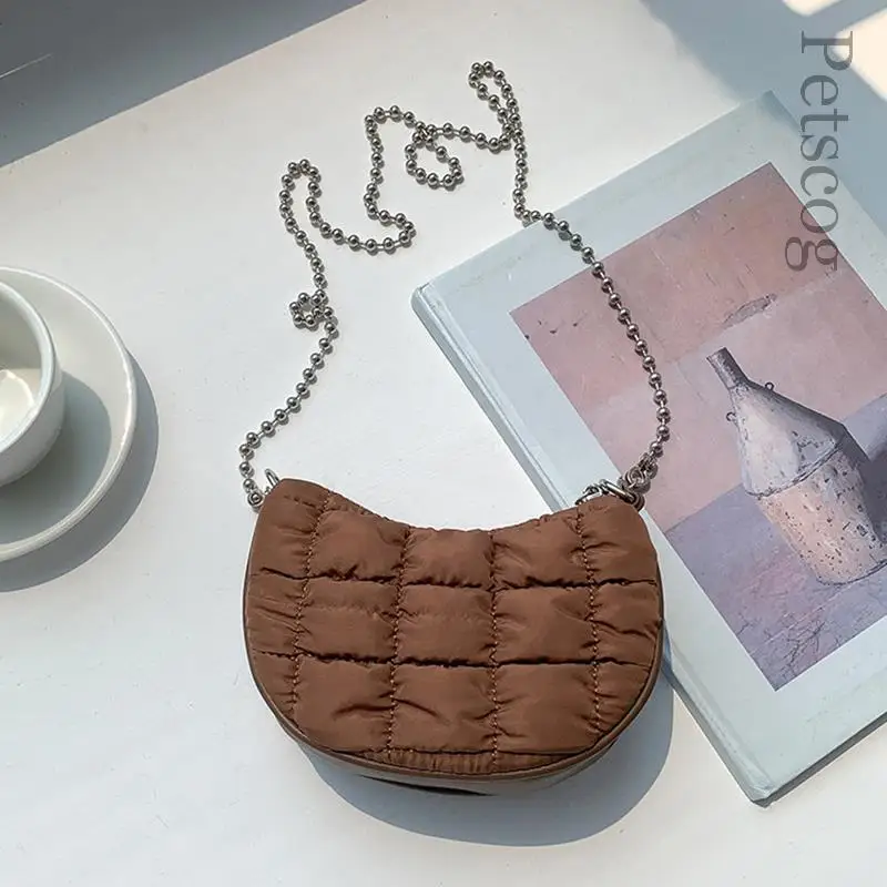 Зимние Модные Наплечные сумки с полумесяцем для женщин, мягкая клетчатая сумка через плечо с тонкой цепочкой и ремешком, Простые Дизайнерск...
Зимние Модные Наплечные сумки с полумесяцем для женщин, мягкая клетчатая сумка через плечо с тонкой цепочкой и ремешком, Простые Дизайнерск...