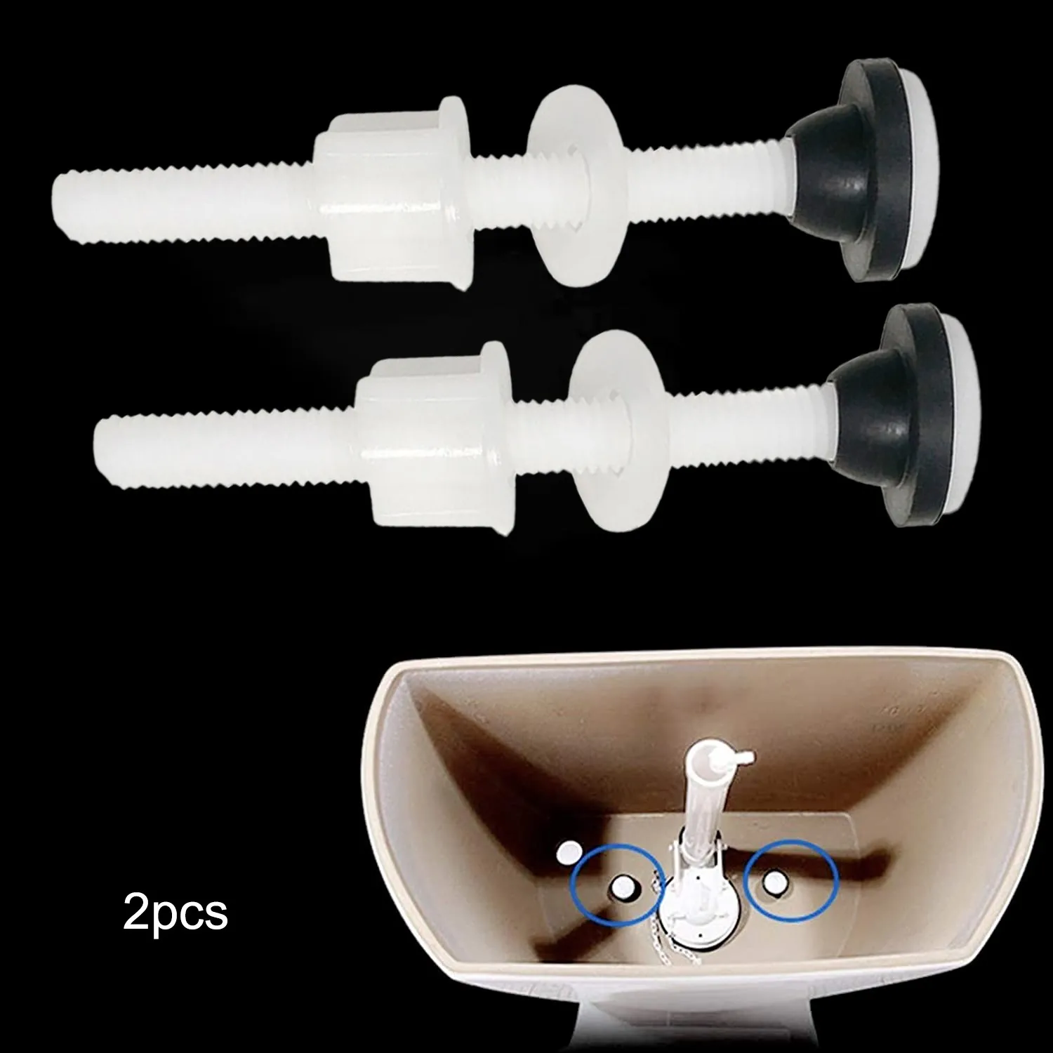 Useful Brand New Suitable Toilet Seat Bolts 2pcs Accessory Elements Hinge Home Mount Nuts Pack Plastic Replacement
Useful Brand New Suitable Toilet Seat Bolts 2pcs Accessory Elements Hinge Home Mount Nuts Pack Plastic Replacement