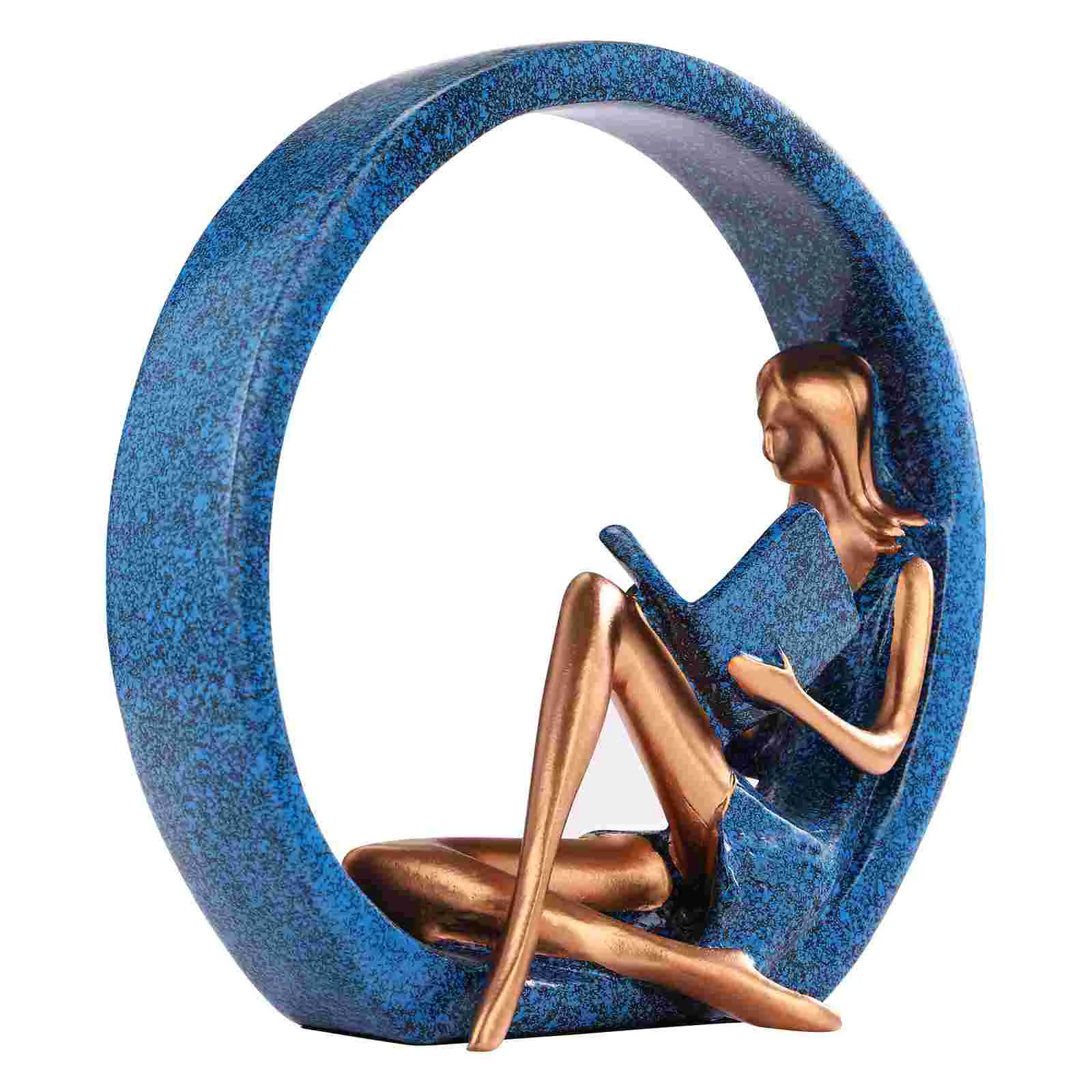 Reading Resin Figurine Girl Statue Decor Sculpture Ornament Desktop Home Yoga Figurines Gifts Ornaments Women Book Decoration
Reading Resin Figurine Girl Statue Decor Sculpture Ornament Desktop Home Yoga Figurines Gifts Ornaments Women Book Decoration