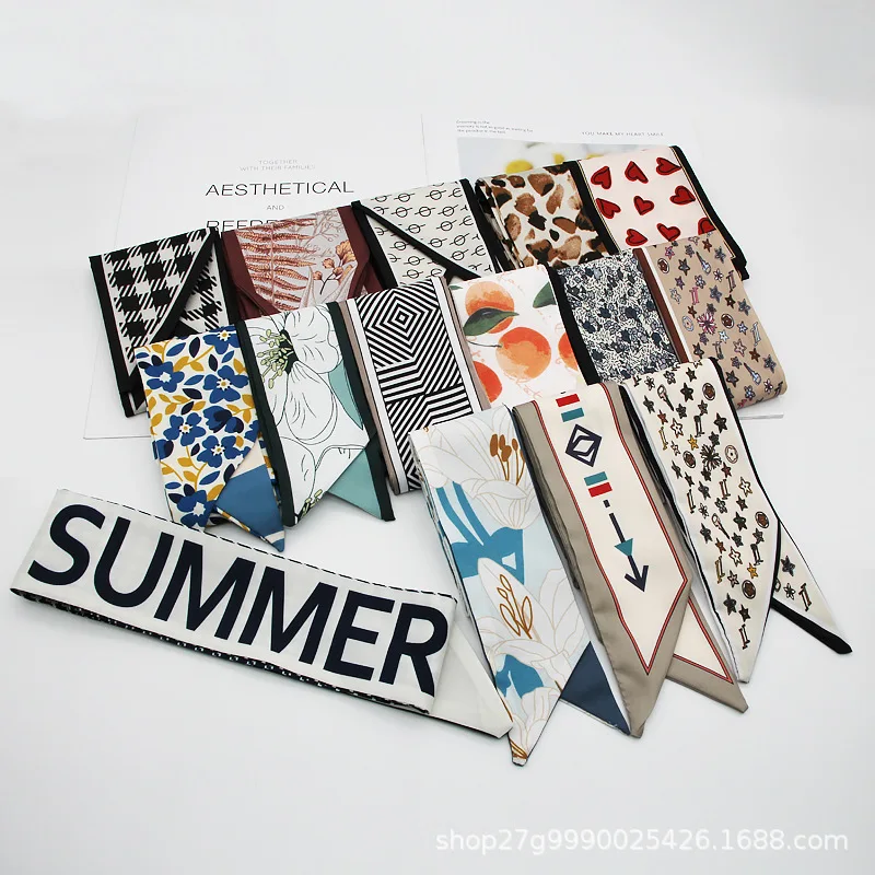 New Fashion Long and Versatile Scarves Tied with Hair Ribbons, Bow Letters, Floral Streamers Tied with Bags and Hand Gifts
New Fashion Long and Versatile Scarves Tied with Hair Ribbons, Bow Letters, Floral Streamers Tied with Bags and Hand Gifts
