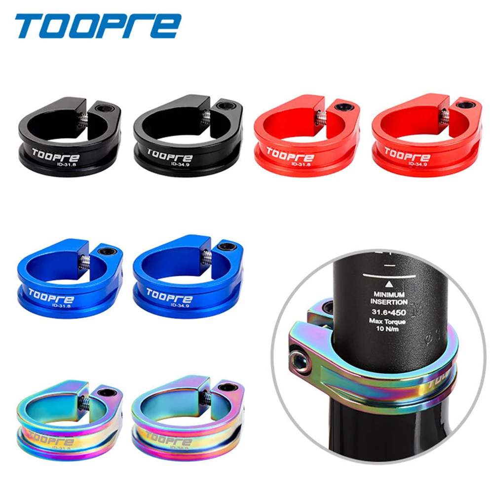 31.8/34.9mm Bike Seat Tube Clamp Aluminum Alloy Seatpost Clamp For MTB Road Bike Seat Tube Clip Cycling Saddle Seat Accessories
31.8/34.9mm Bike Seat Tube Clamp Aluminum Alloy Seatpost Clamp For MTB Road Bike Seat Tube Clip Cycling Saddle Seat Accessories
