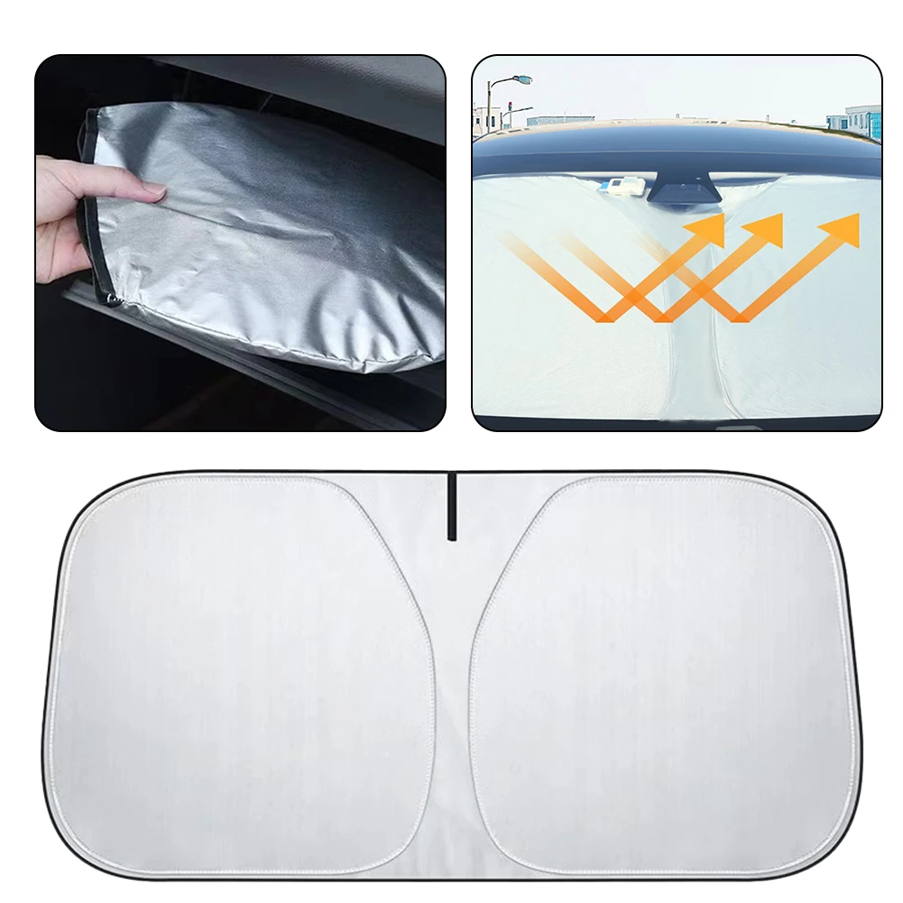 1pc Car Windshield Sunshade UV Block Sun Visor Shield Foldable Cover Front Glass 140 * 70cm Car-Accessories-Parts
1pc Car Windshield Sunshade UV Block Sun Visor Shield Foldable Cover Front Glass 140 * 70cm Car-Accessories-Parts