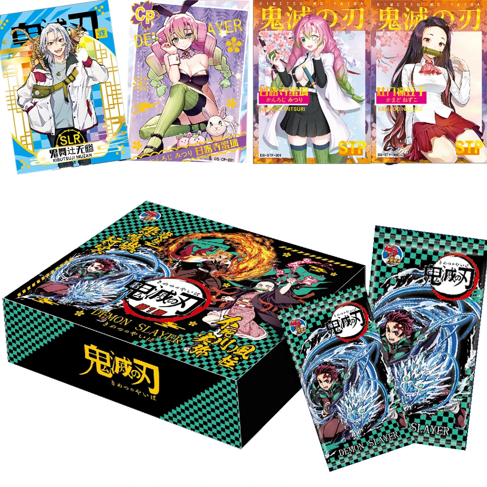 2023 New Demon Slayer Card Collection Booster Box Anime Mysterious Limited Goddess Hot Gold Edge Card Hobby Table Game for Kids
2023 New Demon Slayer Card Collection Booster Box Anime Mysterious Limited Goddess Hot Gold Edge Card Hobby Table Game for Kids