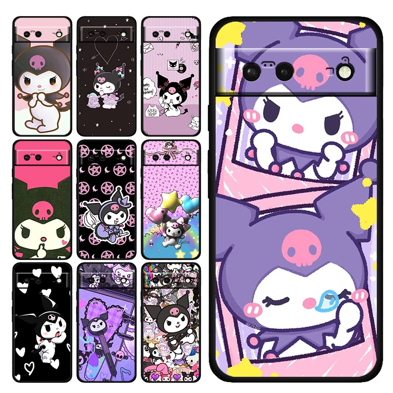 Cartoon Sanrio Kuromi Shockproof Cover for Google Pixel 7 6 Pro 6a 5 5a 4 4a XL 5G Soft Black Phone Case Shell TPU Capa Coque
Cartoon Sanrio Kuromi Shockproof Cover for Google Pixel 7 6 Pro 6a 5 5a 4 4a XL 5G Soft Black Phone Case Shell TPU Capa Coque