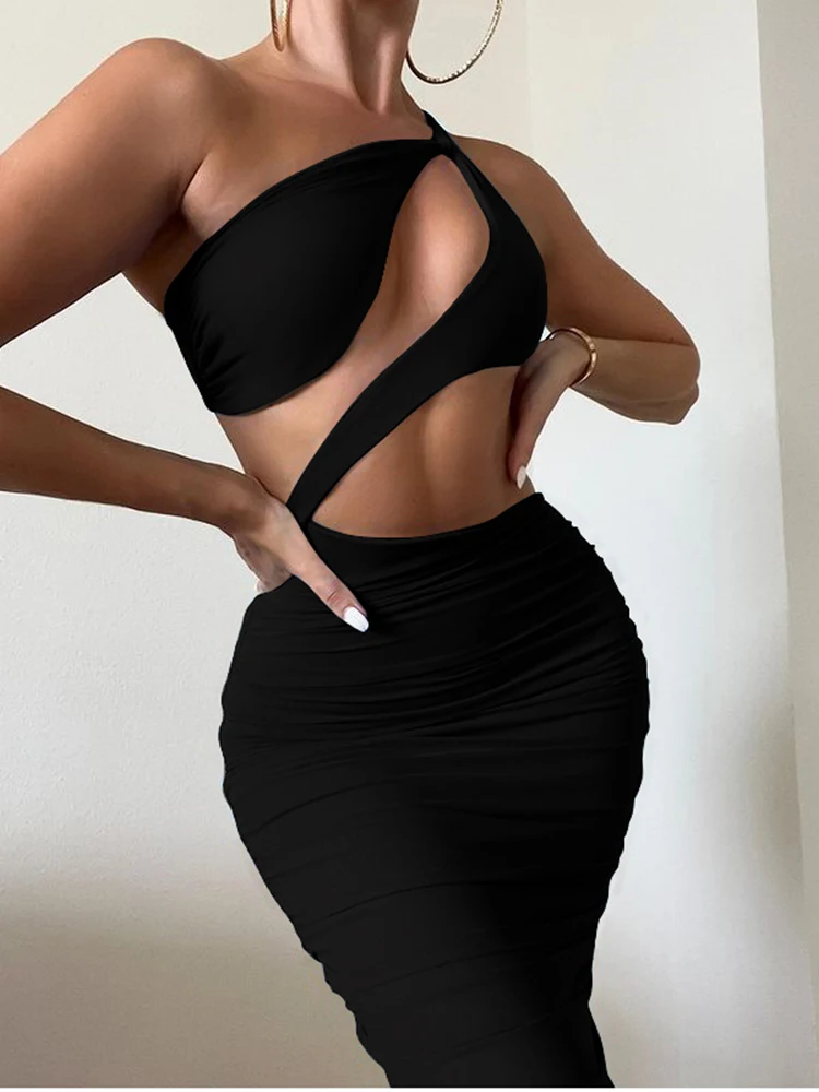 NewAsia One Shoulder Dress Cut out Irregular Strap High Waist Sleeveless Midi Dresses Sexy Party Women Dress 2022 Summer
NewAsia One Shoulder Dress Cut out Irregular Strap High Waist Sleeveless Midi Dresses Sexy Party Women Dress 2022 Summer