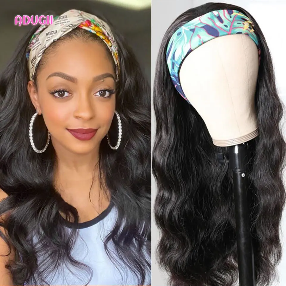 Headband Wig Human Hair Cheaper Body Wave Glueless Human Hair Wigs for Black Women 26 Inch Full Machine Made Head Scarf Wig
Headband Wig Human Hair Cheaper Body Wave Glueless Human Hair Wigs for Black Women 26 Inch Full Machine Made Head Scarf Wig