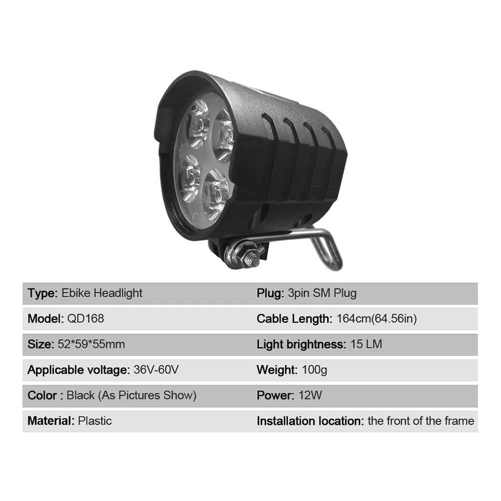 LED Light Set Ebike Parts Components Front Light Taillight For E-bike Retrofit High Quality Practical Brand New
LED Light Set Ebike Parts Components Front Light Taillight For E-bike Retrofit High Quality Practical Brand New