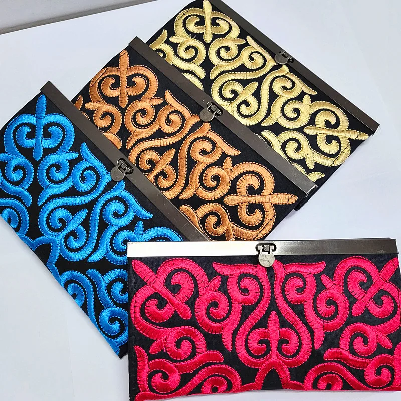 Vintage embroidered wallets bohemian women wallets for women Canvas buckles wallet Long wallet 
Vintage embroidered wallets bohemian women wallets for women Canvas buckles wallet Long wallet