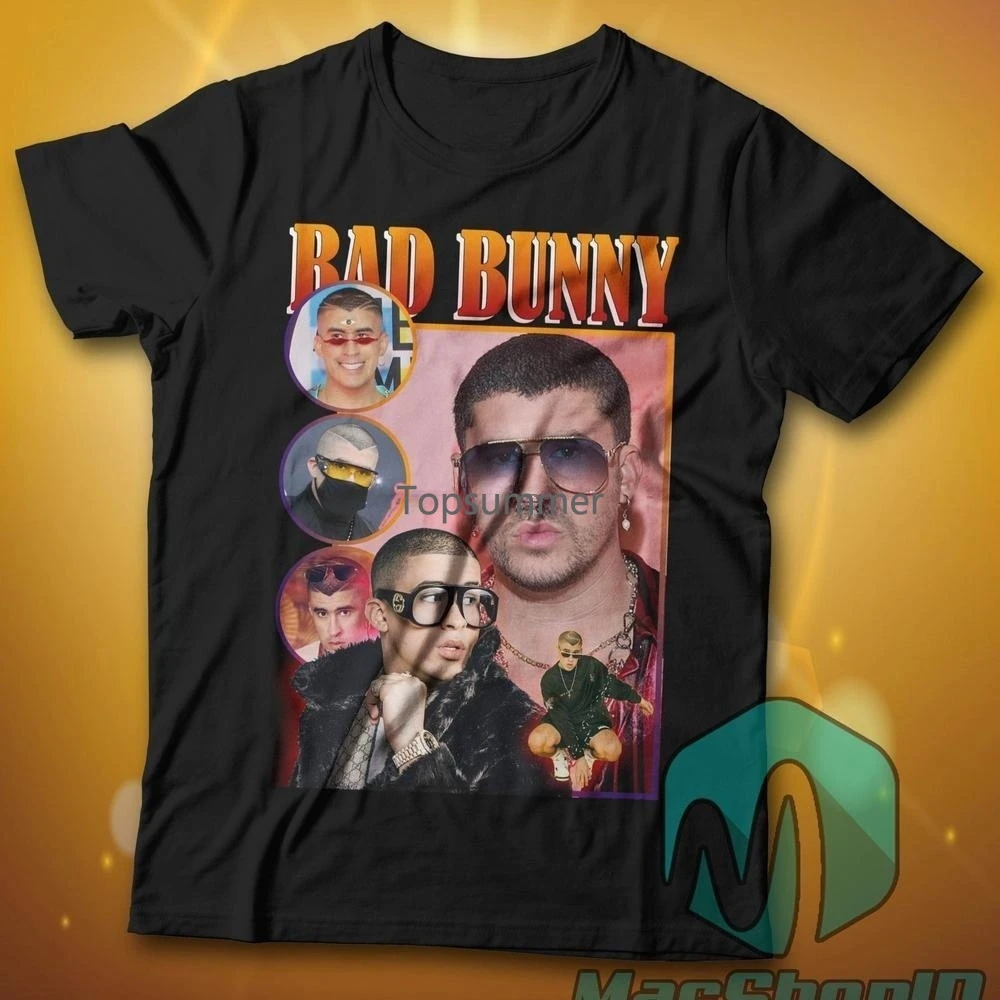 Bad Bunny T Shirt Music Artist Bad Bunny Merchandise T Shirt Bad Bunny Merch Hip Hop Rap T Shirt Christmas Gift T Shirt
Bad Bunny T Shirt Music Artist Bad Bunny Merchandise T Shirt Bad Bunny Merch Hip Hop Rap T Shirt Christmas Gift T Shirt