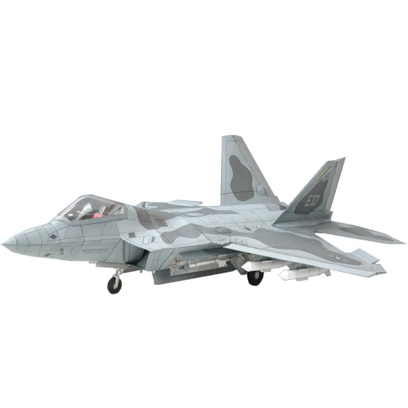 1:33 U.S. F-22 raptor fighter Animal Sculpture fighter Papercraft bedroom Living Room handmade DIY Geometric origami model
1:33 U.S. F-22 raptor fighter Animal Sculpture fighter Papercraft bedroom Living Room handmade DIY Geometric origami model