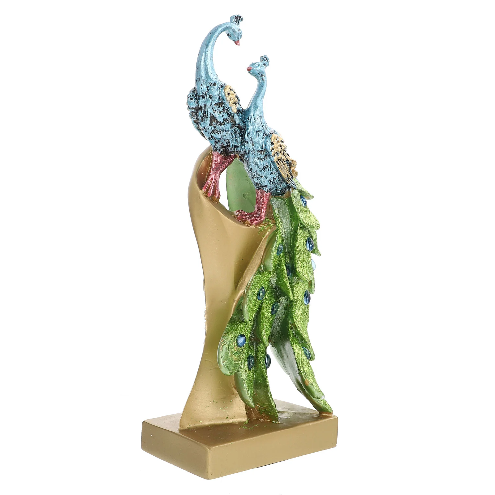 Blue Desktop Adornment Resin Peafowl Desktop Ornament Resin Craft Desktop Adornment 
Blue Desktop Adornment Resin Peafowl Desktop Ornament Resin Craft Desktop Adornment