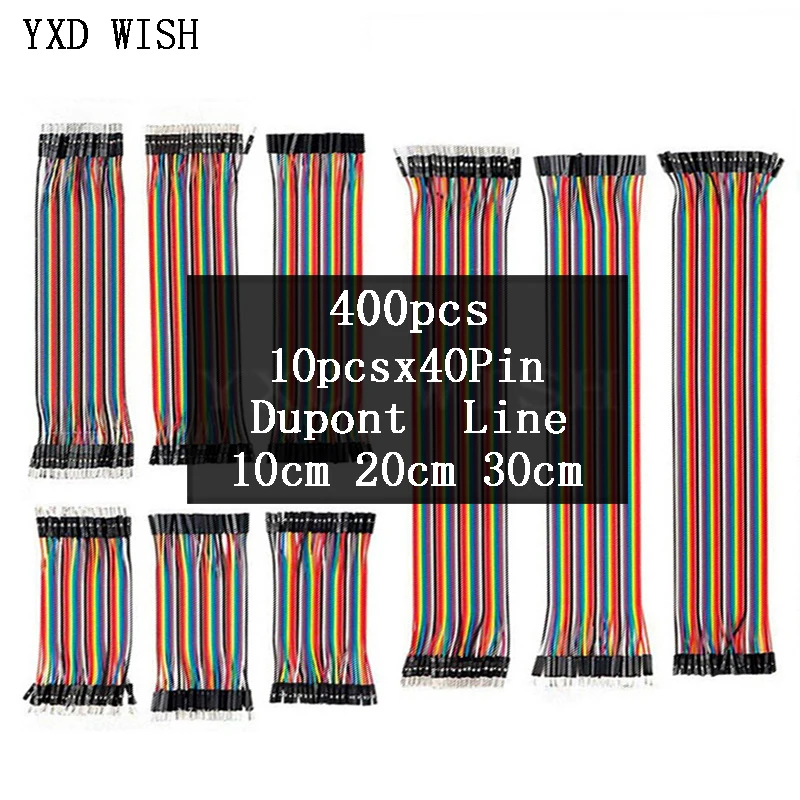 400 шт. 10x40 шт. 2,54 мм Dupont Line 10 см 20 см 30 см 40Pin штекер-штекер + гнездо-гнездо Джампер набор кабелей
400 шт. 10x40 шт. 2,54 мм Dupont Line 10 см 20 см 30 см 40Pin штекер-штекер + гнездо-гнездо Джампер набор кабелей