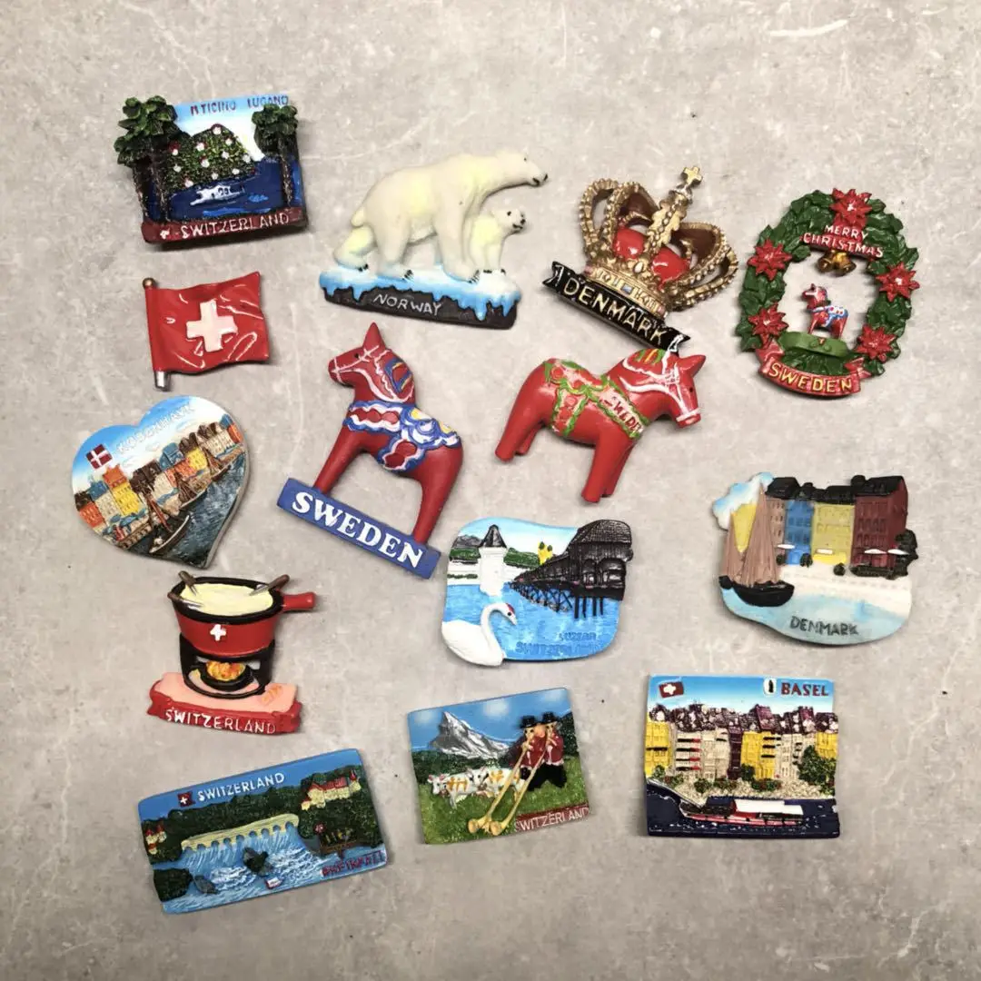 Souvenirs of Swiss Tourist Attractions, Stereo Resin Refrigerator Magnets, Gifts for Home Decore Magnet Fridge
Souvenirs of Swiss Tourist Attractions, Stereo Resin Refrigerator Magnets, Gifts for Home Decore Magnet Fridge
