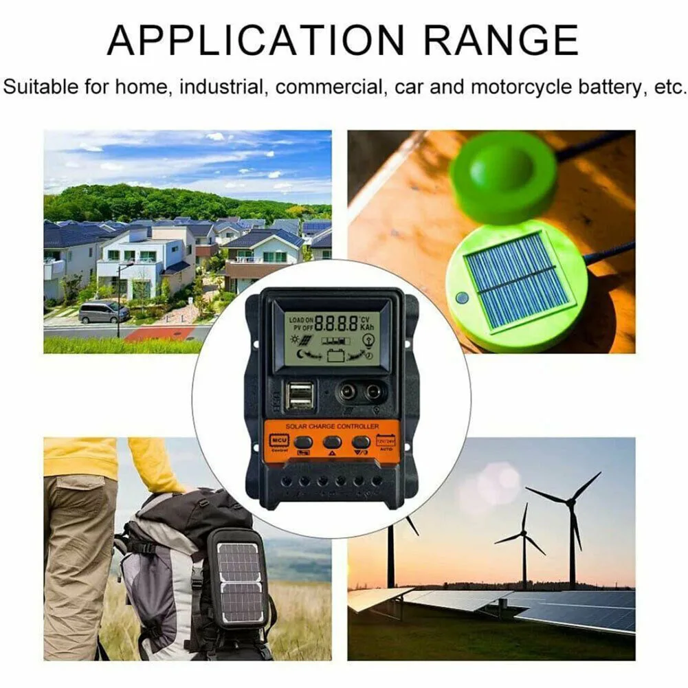 Solar Panel Battery Regulator Charge Controller Charge Controller ABS Black Charging Current Focusing Tracking
Solar Panel Battery Regulator Charge Controller Charge Controller ABS Black Charging Current Focusing Tracking