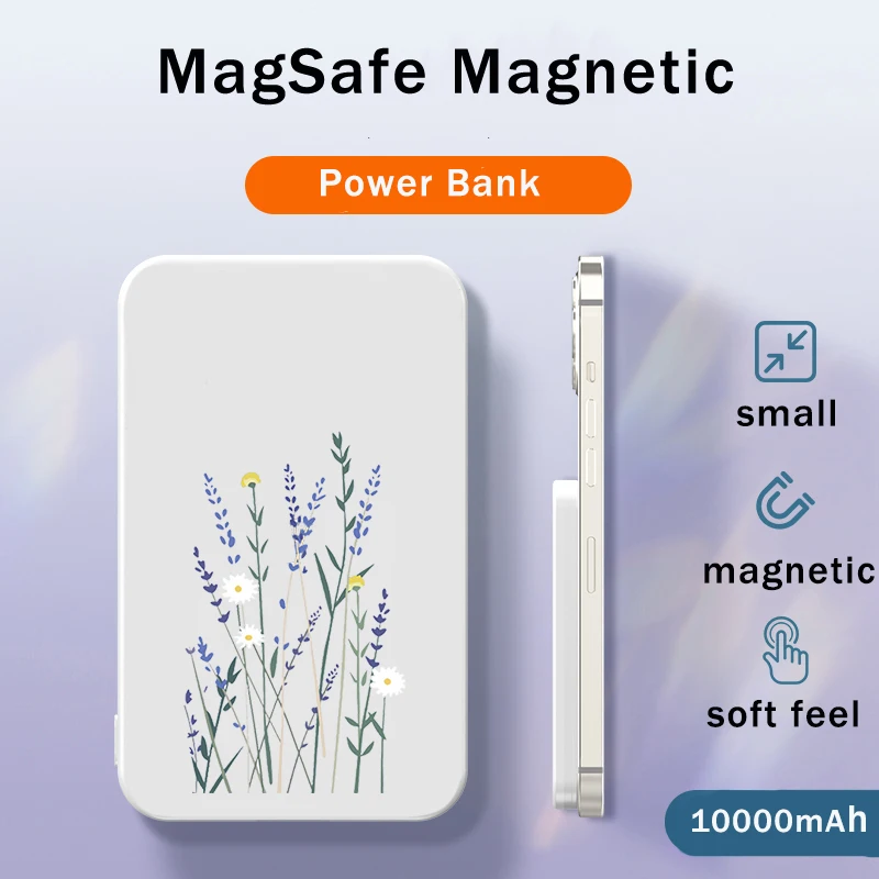 Fashion art abstract flowersMagnetic Power Bank 10000 mAh Portable Chargers External Auxiliary Battery Fast Wireless Charging
Fashion art abstract flowersMagnetic Power Bank 10000 mAh Portable Chargers External Auxiliary Battery Fast Wireless Charging