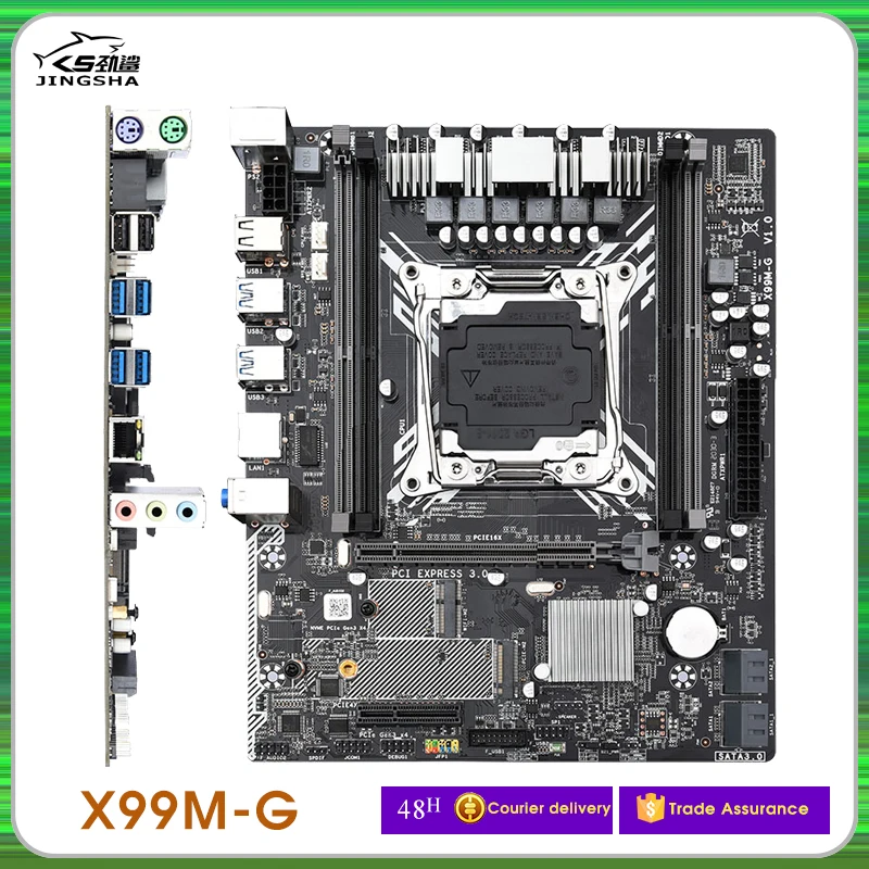 JINGSHA X99 M-G ranura de la placa base LGA2011-3 USB3.0 NVME M.2 SSD soporte DDR4 REG ECC memoria y procesador Xeon E5 V3 V4
JINGSHA X99 M-G ranura de la placa base LGA2011-3 USB3.0 NVME M.2 SSD soporte DDR4 REG ECC memoria y procesador Xeon E5 V3 V4