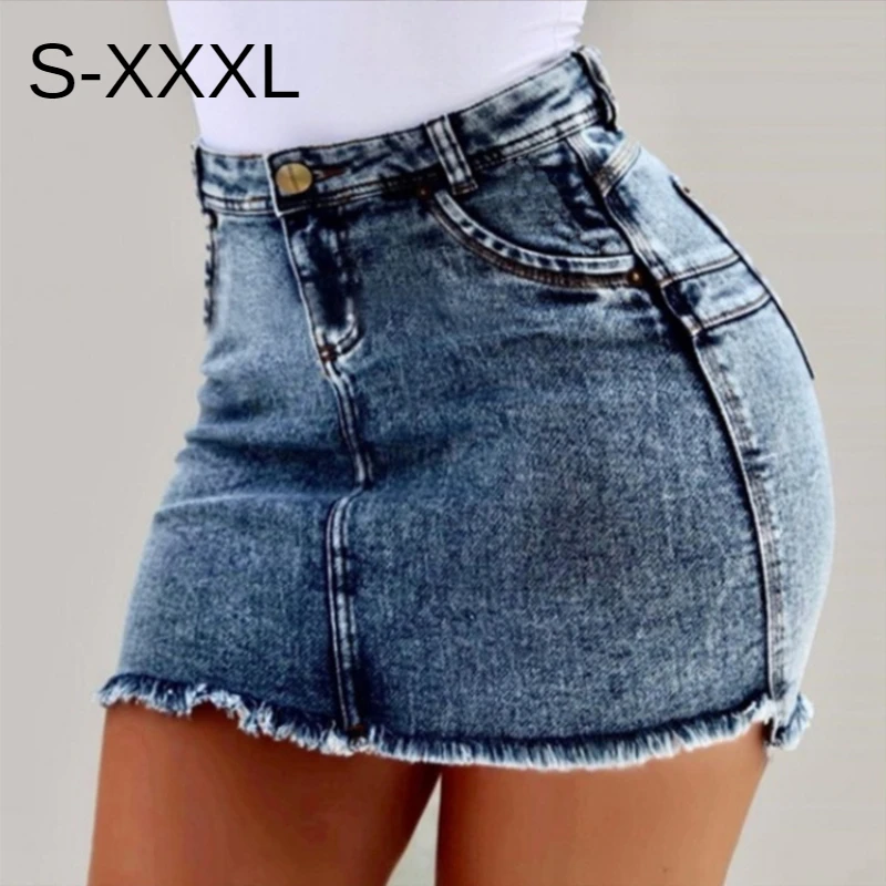 Women Sexy High Waisted Black Mini Denim Skirt Woman Fashion 2022 Summer Ladies Casual Slim Short Jeans Skirt Plus SizeBig Size
Women Sexy High Waisted Black Mini Denim Skirt Woman Fashion 2022 Summer Ladies Casual Slim Short Jeans Skirt Plus SizeBig Size