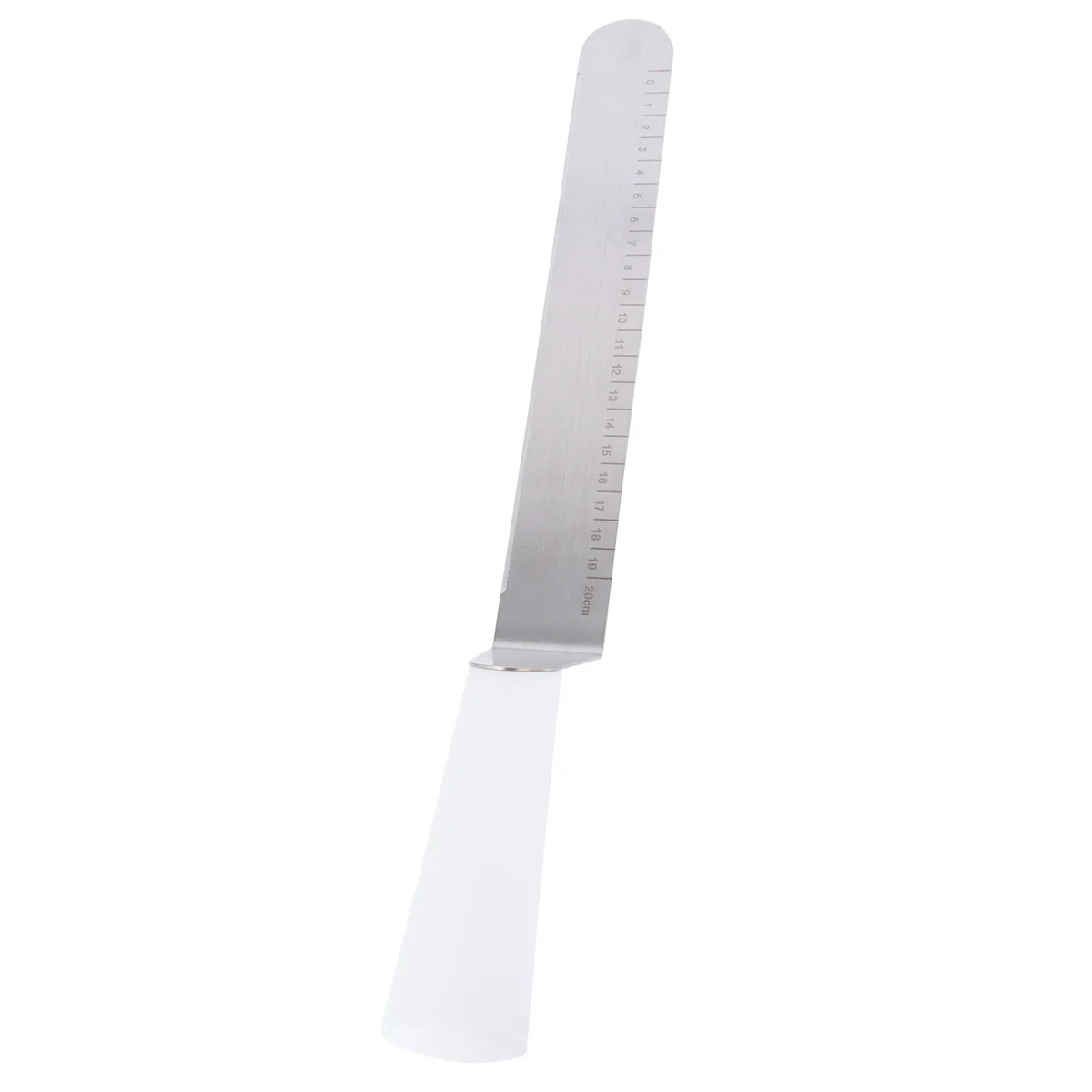 1 pc Cake with Scale Kitchen Stainless Steel Pastry Tool Cream Spatula Pizza for Home Restaurant
1 pc Cake with Scale Kitchen Stainless Steel Pastry Tool Cream Spatula Pizza for Home Restaurant