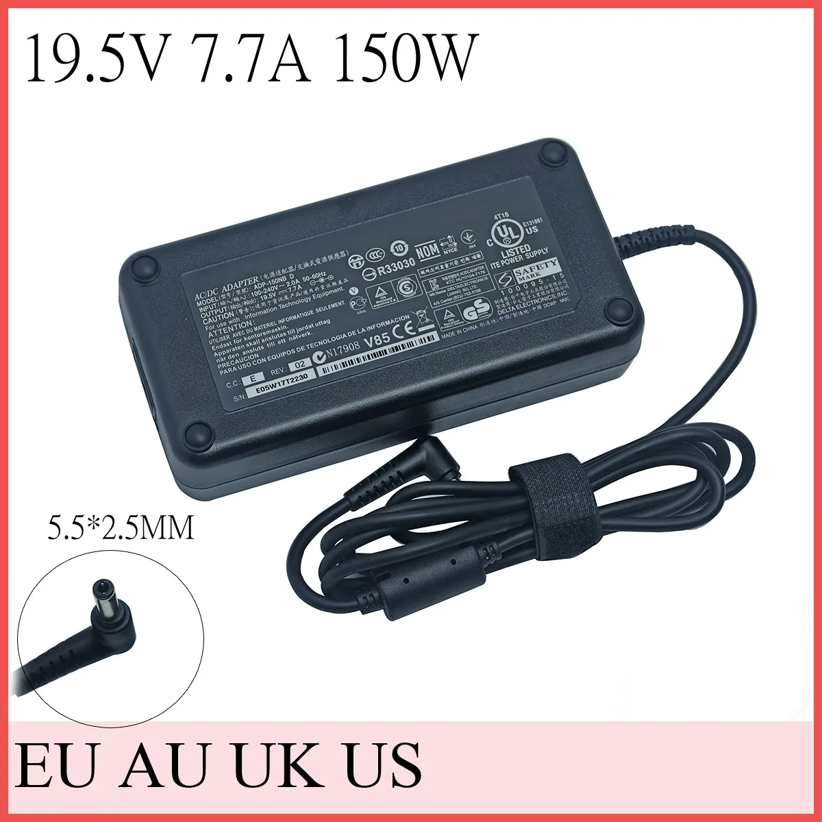 Зарядное устройство для ноутбука Asus G53 G53S G53Sx G53SW G71G G71GX G71V G72GX G73 G73J
Зарядное устройство для ноутбука Asus G53 G53S G53Sx G53SW G71G G71GX G71V G72GX G73 G73J