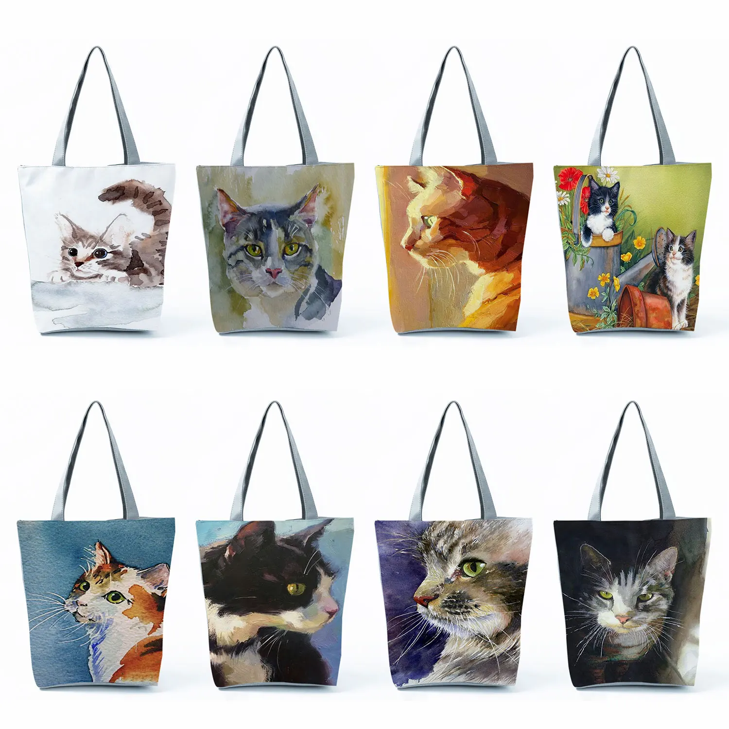 Сумки для покупок на ремне, креативная Повседневная Милая женская дизайнерская Экологически чистая многоразовая сумочка-тоут с принтом на заказ 
Сумки для покупок на ремне, креативная Повседневная Милая женская дизайнерская Экологически чистая многоразовая сумочка-тоут с принтом на заказ