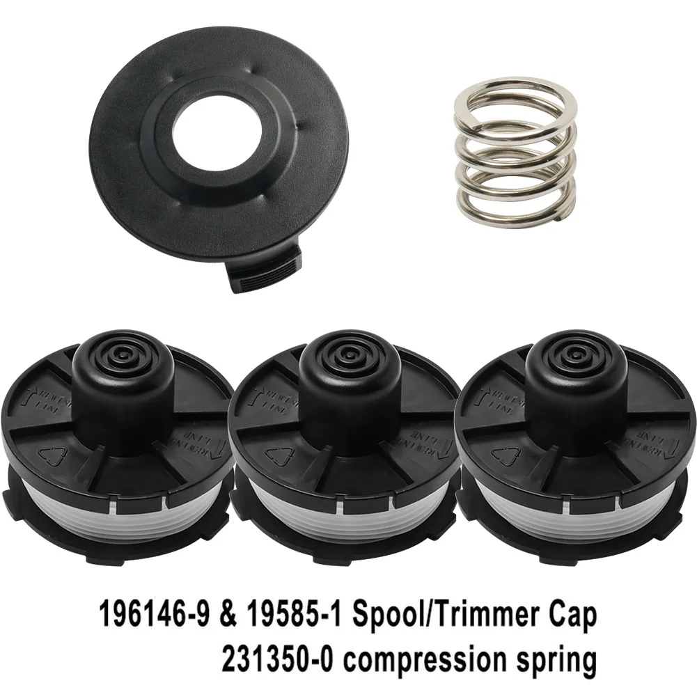3 шт. катушка + 1 шт. крышка + 1 шт. пружина нейлон для Makita 195858-1 196146-9 Tap & Go Line Набор крышек катушки 1,6 мм триммер DUR181Z 2022 Новинка
3 шт. катушка + 1 шт. крышка + 1 шт. пружина нейлон для Makita 195858-1 196146-9 Tap & Go Line Набор крышек катушки 1,6 мм триммер DUR181Z 2022 Новинка