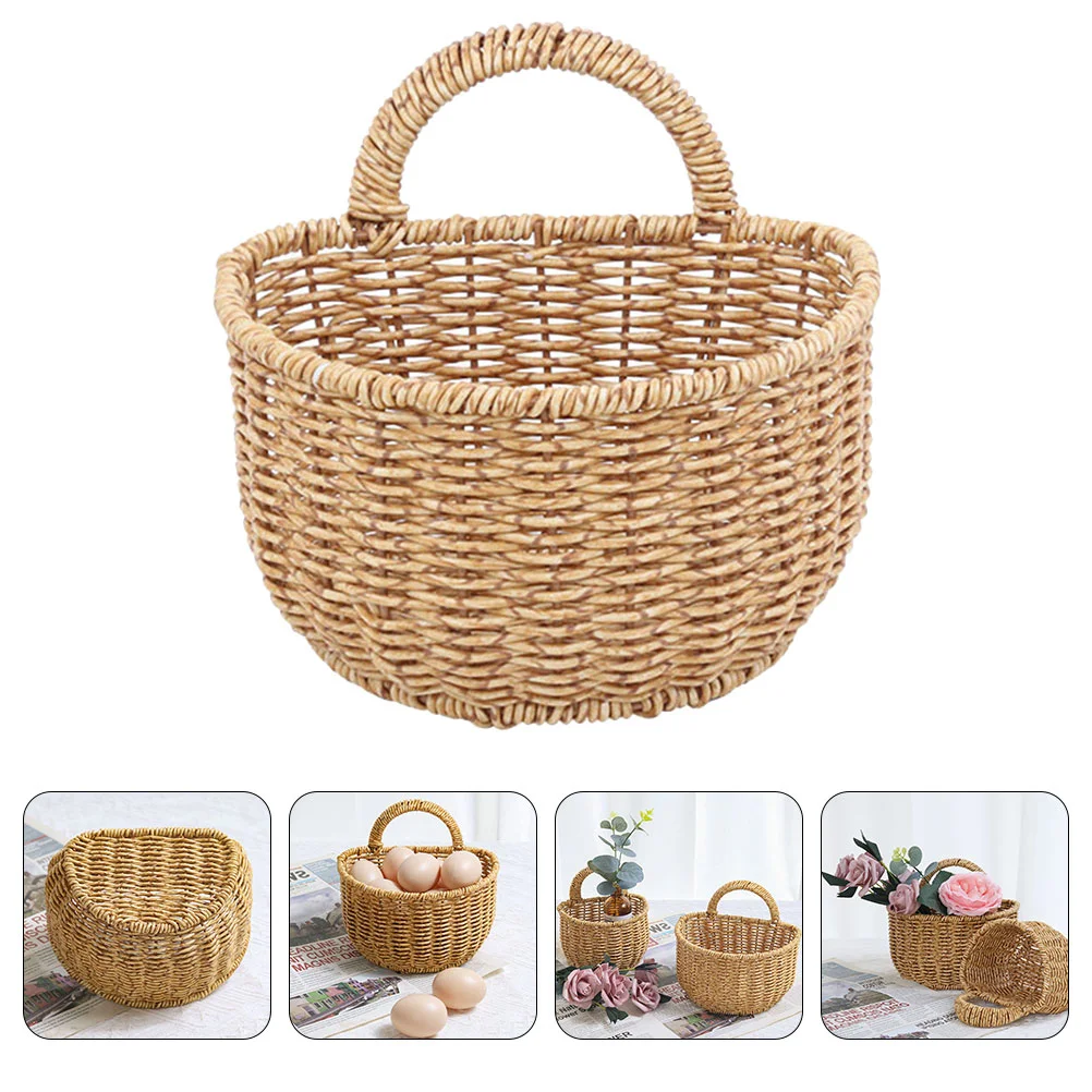 Basket Storage Hanging Wall Woven Rattan Flower Wicker Egg Binpots Holder Garlic Baskets Vegetable Fruit Outdoor Sundriesdisplay
Basket Storage Hanging Wall Woven Rattan Flower Wicker Egg Binpots Holder Garlic Baskets Vegetable Fruit Outdoor Sundriesdisplay