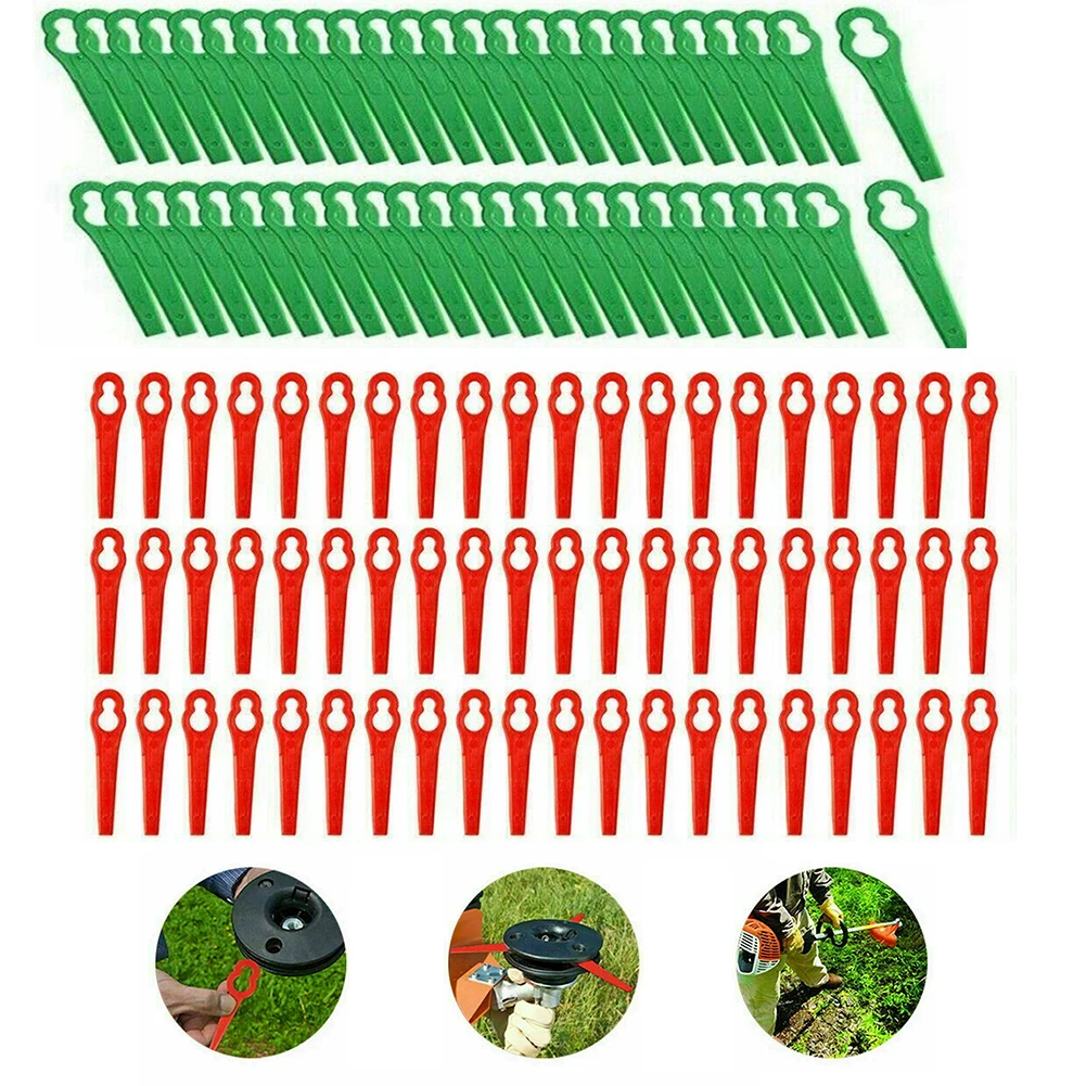 300Pcs 83mm Red/Green Trimmer Blades Replacement Blades For Einhell Cordless Lawn Trimmer GE-CT 18 Li ART23 ART26
300Pcs 83mm Red/Green Trimmer Blades Replacement Blades For Einhell Cordless Lawn Trimmer GE-CT 18 Li ART23 ART26