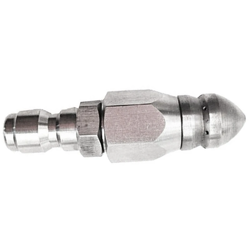 3X Pressure Washer Sewer Jetter Nozzle With Stainless Steel, Durable Design Sewer Jet Nozzle,1/4Inch Quickly Connector
3X Pressure Washer Sewer Jetter Nozzle With Stainless Steel, Durable Design Sewer Jet Nozzle,1/4Inch Quickly Connector