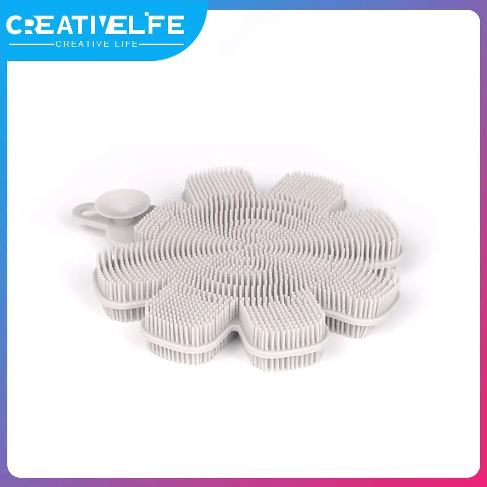 Non-stick Pot Dishwashing Brush Silicone Flower Shape Kitchen Cleaning Cloth Non-stick Oil Pot Brush Dishwashing Tools
Non-stick Pot Dishwashing Brush Silicone Flower Shape Kitchen Cleaning Cloth Non-stick Oil Pot Brush Dishwashing Tools