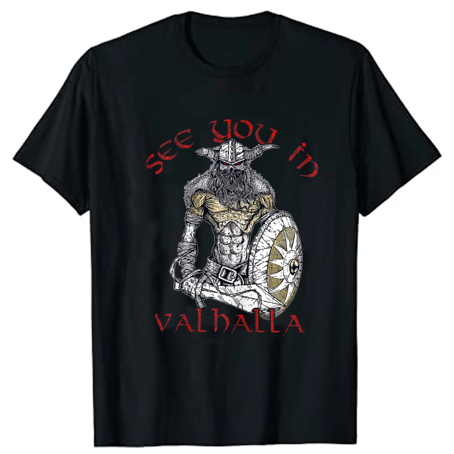 See You In Valhalla Vintage Nordic Viking Warrior T-Shirt Short Sleeve Casual 100% Cotton O-Neck Summer Mens T-shirt Size S-3XL
See You In Valhalla Vintage Nordic Viking Warrior T-Shirt Short Sleeve Casual 100% Cotton O-Neck Summer Mens T-shirt Size S-3XL