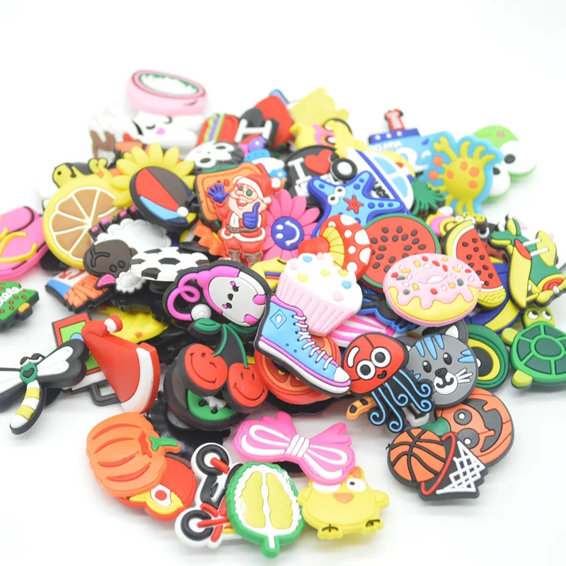Set of 200 Random Shape Shoe Charms for Shoes Wristband Decoration Party Gifts Birthday Gift,Mixed Vibrant Cool Cute Decorations 
Set of 200 Random Shape Shoe Charms for Shoes Wristband Decoration Party Gifts Birthday Gift,Mixed Vibrant Cool Cute Decorations