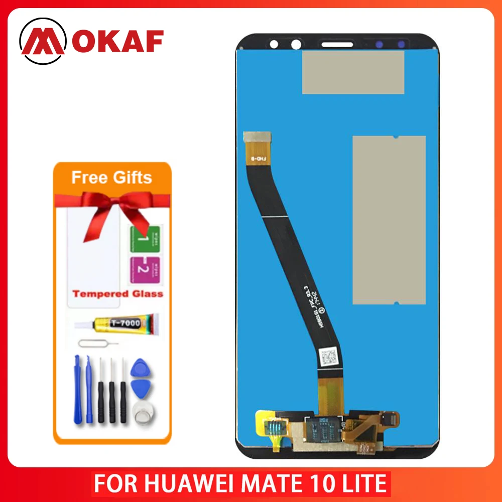 OKANFU New Original LCD for Huawei Mate 10 Lite LCD Display Touch Screen with Frame for Huawei Mate10Lite Repair Parts
OKANFU New Original LCD for Huawei Mate 10 Lite LCD Display Touch Screen with Frame for Huawei Mate10Lite Repair Parts