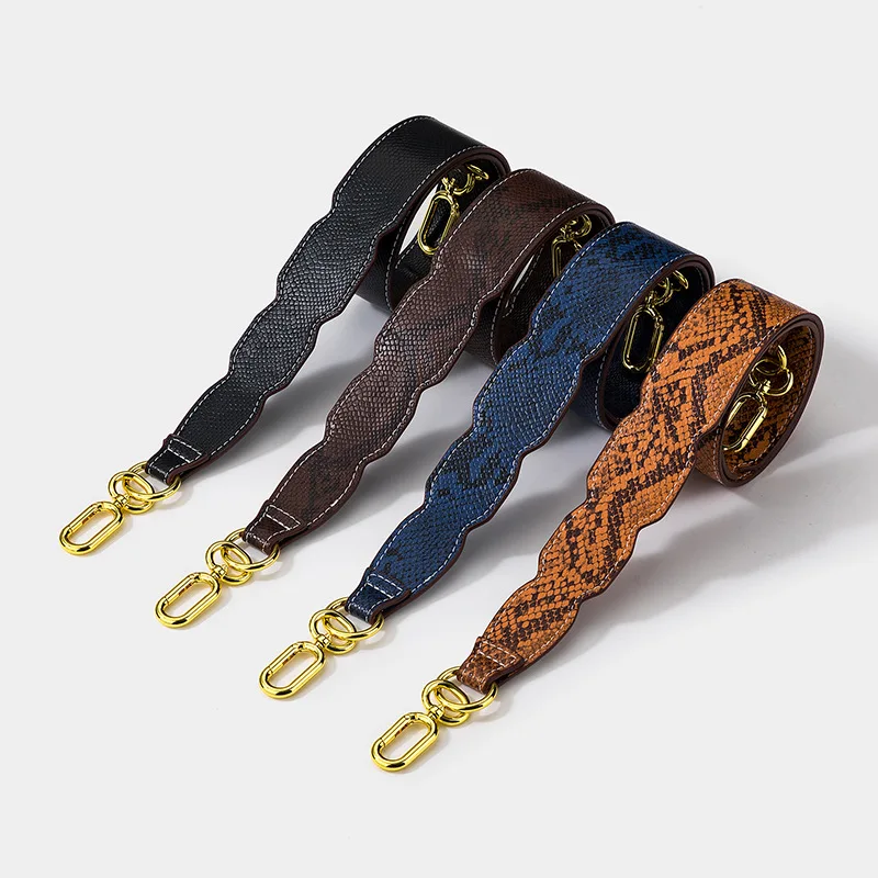 Double-Sided Snake Pattern Gold Duckle 4.1cm Wide Shoulder Strap Universal Versatile Women's Bag Replacement Shoulder Strap
Double-Sided Snake Pattern Gold Duckle 4.1cm Wide Shoulder Strap Universal Versatile Women's Bag Replacement Shoulder Strap
