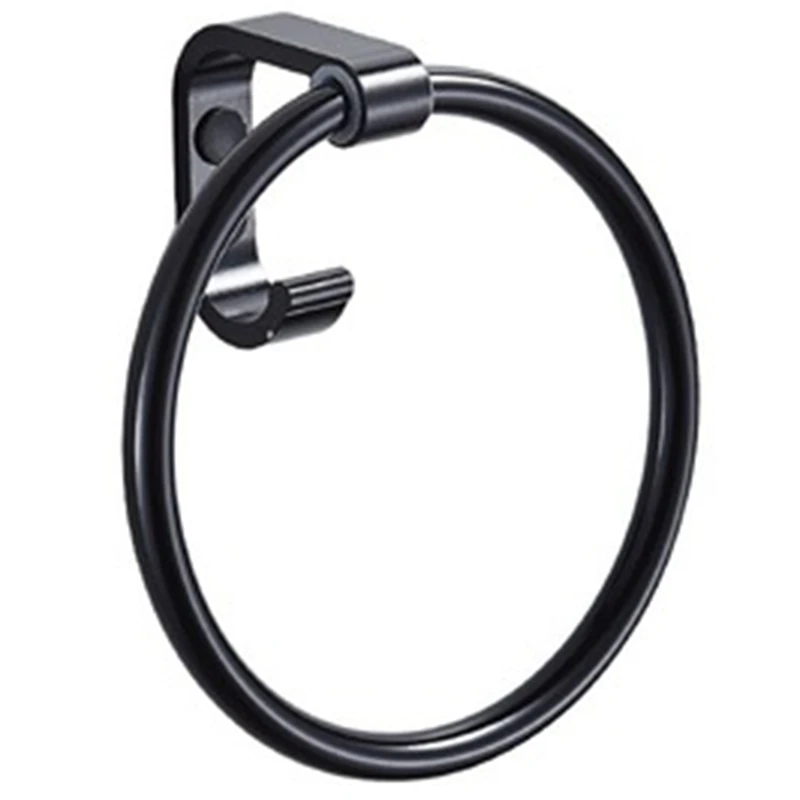 Modern Design Towel Rings With Hook Towel Holder Round Bathroom Accessories Hardware Wall-Mounted Towel Rack
Modern Design Towel Rings With Hook Towel Holder Round Bathroom Accessories Hardware Wall-Mounted Towel Rack