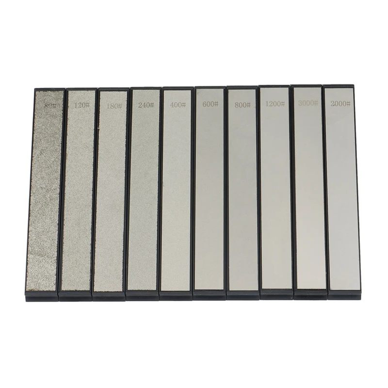 10Pcs Diamond Sharpening Rod Sharpener Fixed Angle Grinding Diamond Whetstone Kitchen Grinding Knife Sharpener
10Pcs Diamond Sharpening Rod Sharpener Fixed Angle Grinding Diamond Whetstone Kitchen Grinding Knife Sharpener